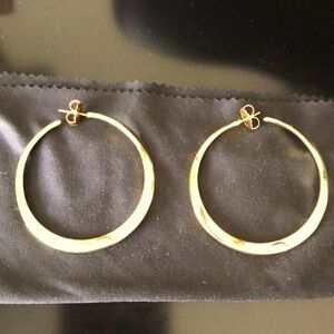 18k gold 2” Ippolita hoops.